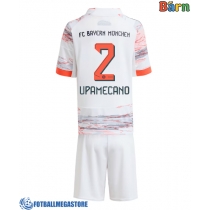 Fotballdrakt Barn Bayern Munich Dayot Upamecano #2 Bortedraktsett 2025-26 Kortermet (+ Korte bukser)